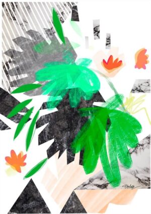 Marble Jungle Matte Art Print