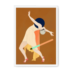 Dancer (Kobayakawa Kiyoshi X diedododa) Framed Print