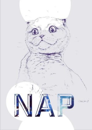 Nap Kitty Matte Art Print