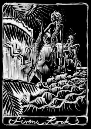 Sirens Rock Matte Art Print