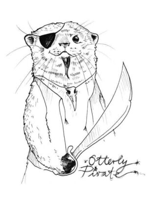 Otterley Pirate Matte Art Print