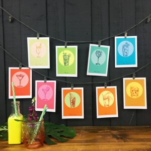 Cocktail Cavalcade Mini Print Set