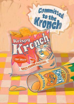 Krispy Kronch Giclée Canvas Print