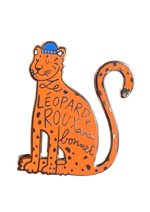 Léopard Roux Pin