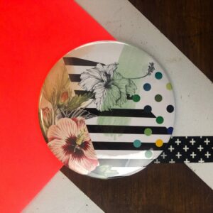 Hibiscus Pocket Mirror