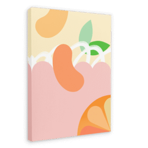 Mandarin Mousse Canvas Print