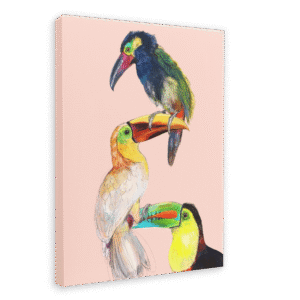 Tower Of Toucans Canvas Print