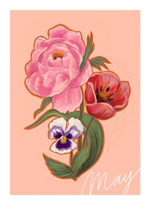 May Birthday Bloom Greeting Card
