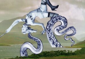 Loch Ness Kracken Greeting Card