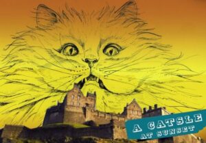 Catsle Kitty Greeting Card