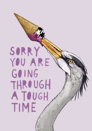 Ice Ice Beaky - Tough Time Greeting Card