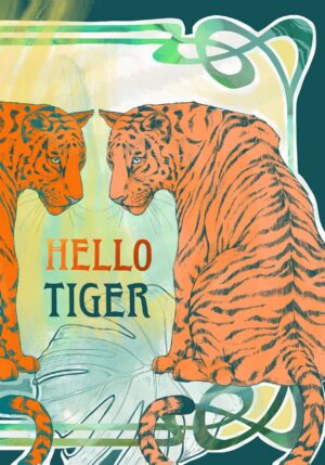 Hello Tiger Greeting Card