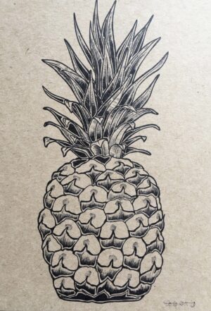Pineapple Greeting Card