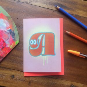 The Jolly Type A Greeting Card