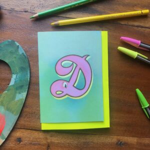 The Jolly Type D Greeting Card