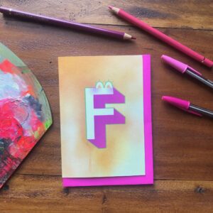 The Jolly Type F Greeting Card