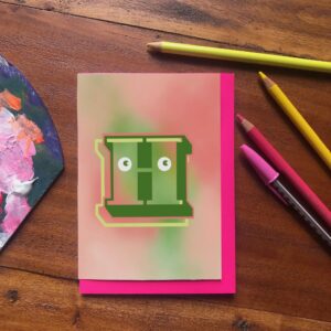 The Jolly Type H Greeting Card