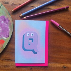 The Jolly Type Q Greeting Card