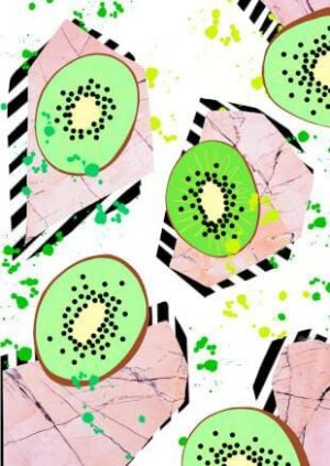 Kiwi Fruit Greeting Card