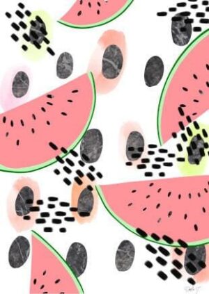 Watermelon Greeting Card