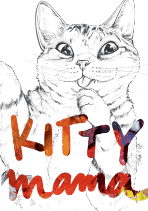 Kitty Mama Greeting Card