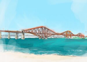 Forth Rail Bridge Greeting Card