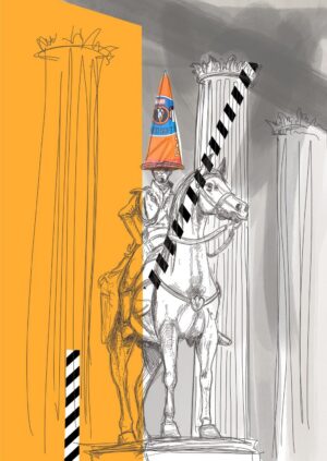 Wellington Statue Glasgow Greeting Card