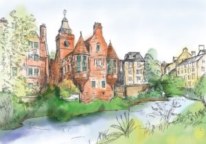 Water of Leith & Dean Village Greeting Card