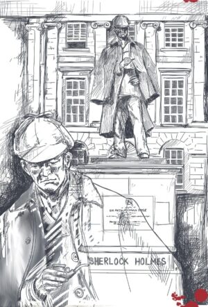 Sherlock Picardy Place Edinburgh Greeting Card