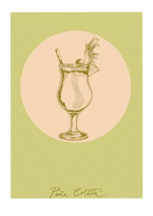 Pina Colada 36X24 inch Canvas Print