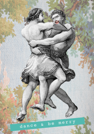 Dance & Be Merry Greeting Card