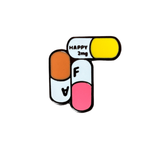 Happy AF Pill Pin