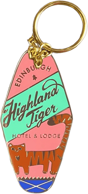 Highland Tiger Hotel Keyring Light