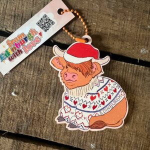 Christmas Cow Hanging Decoration