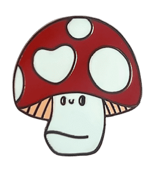 Luckshroom Pin