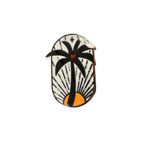 Palmy Days Dawn Pin