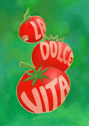 Pomodori La Dolce Vita Giclée Art Print