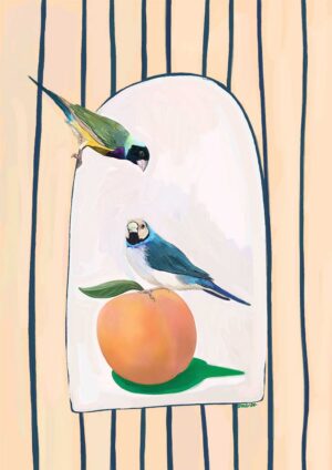 The Peach Treaty Giclée Canvas Print