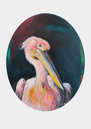 Pink Pelican Giclée Art Print