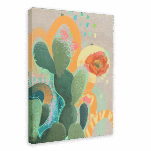 Desert Rain Canvas Print