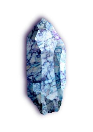 Amethyst Marble Matte Art Print