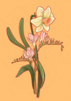 April Set Card & Giclée Print