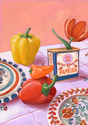 Hôtel Dodo Paprika Puszta Giclée Art Print
