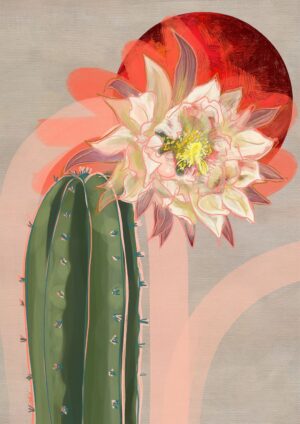 Bloodmoon Bloom Giclée Art Print