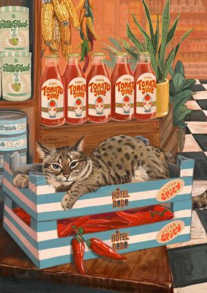 Bodega Cat Giclée Art Print