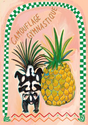 Camouflage Gymnastique Matte Art Print