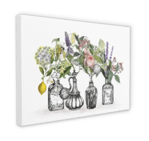 Les Parfums Canvas Print