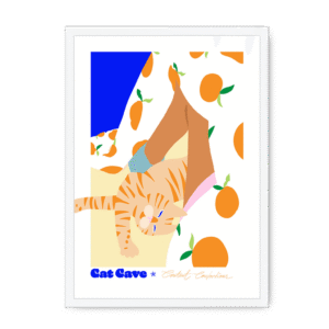 Content Contortions Framed Print
