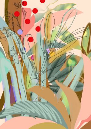 Chromatose Botanica - Bells & Bog Giclée Art Print