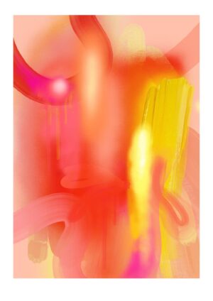 Chromatose No.02/Red Giclée Art Print